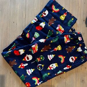 Hanna Andersson unisex holiday “Heirloom Ornaments” flannel pajama pant NWOT